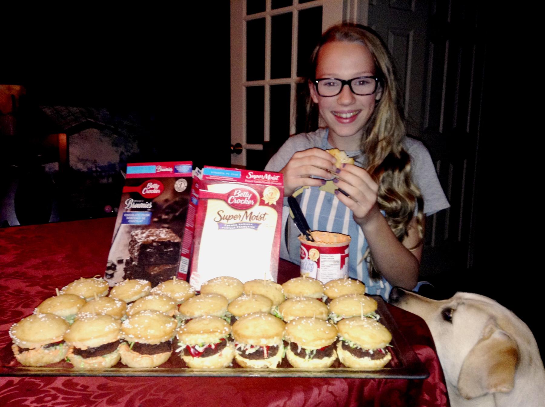 Cupcake Sliders from Betty Crocker