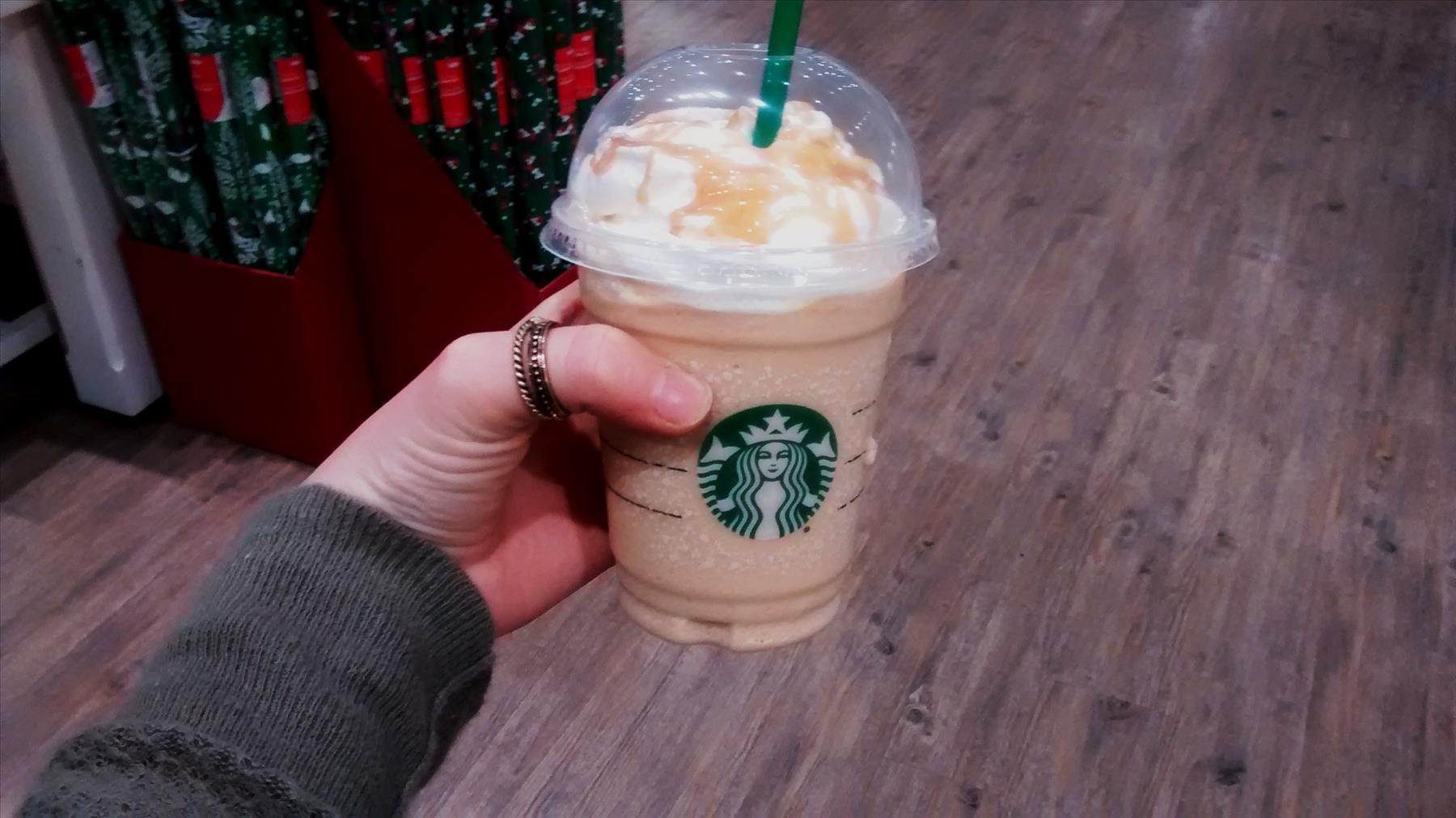 First time trying the Caramel Frappuccino, and definitely not the last!
